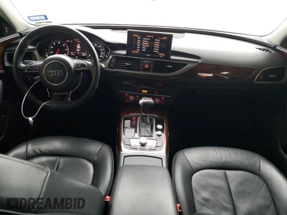 2015 Audi A6 2.0T Premium Plus with VIN WAUGFAFC1FN025275, listed as a Copart auction lot 39833153 with 57,888 mi miles. Bid and sale history available at carsss.com. Image 8.