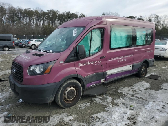 2019 Ford Transit Passenger XL with VIN 1FBAX2CM5KKA96715, listed as a Copart auction lot 88781385 with 71,764 mi miles and Salvage Title. Bid and sale history available at carsss.com. Image 1.