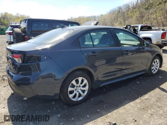 2024 Toyota Corolla LE with VIN 5YFB4MDE0RP212295, listed as a Copart auction lot 54230915 with 8,237 mi miles and Salvage Title. Bid and sale history available at carsss.com. Image 3.