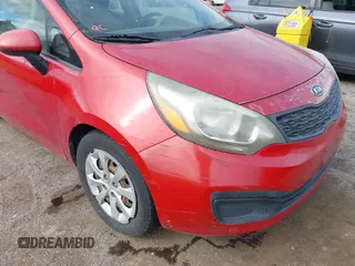2013 Kia Rio LX with VIN KNADM4A38D6110543, listed as a IAAI auction lot 42068435 with 163,523 mi miles. Bid and sale history available at carsss.com. Image 12.