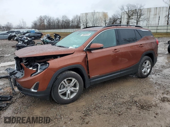 2019 GMC Terrain SLE with VIN 3GKALTEV8KL269195, listed as a Copart auction lot 80860944 with 65,279 mi miles and Salvage Title. Bid and sale history available at DreamBid. Image 1.