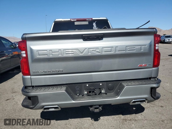 2025 Chevrolet Silverado 1500 with VIN 2GCUKEED7S1137500, listed as a Copart auction lot 45814665 with 3,489 mi miles and Salvage Title. Bid and sale history available at DreamBid. Image 6.