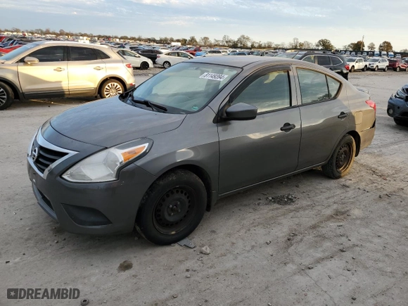 2016 Nissan Versa SV with VIN 3N1CN7AP3GL858596, listed as a Copart auction lot 81149394 with 189,025 mi miles and Clean Title. Bid and sale history available at carsss.com. Image 1.
