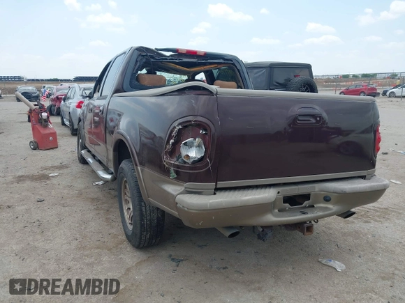 2003 Ford F-150 XLT with VIN 1FTRW07633KB16656, listed as a IAAI auction lot 42052141 with Not Provided miles. Bid and sale history available at carsss.com. Image 3.