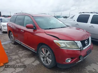2015 Nissan Pathfinder S with VIN 5N1AR2MNXFC632549, listed as a IAAI auction lot 42595331 with 144,589 mi miles and . Bid and sale history available at DreamBid. Image 1.