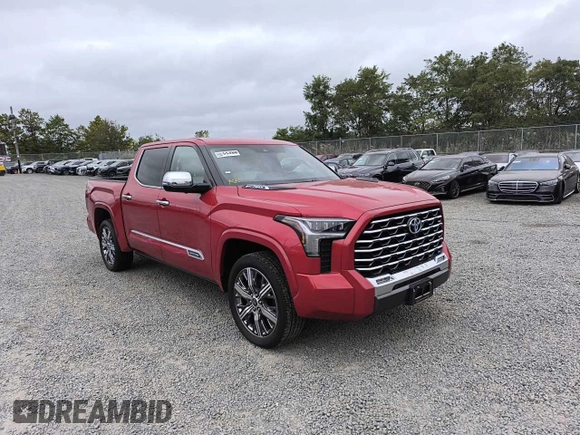 2023 Toyota Tundra Capstone Hybrid with VIN 5TFVC5DB3PX030312, listed as a Copart auction lot 73486854 with 5,533 mi miles and Clean title. Bid and sale history available at DreamBid. Image 3.
