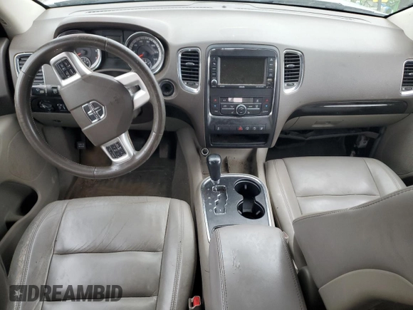 2013 Dodge Durango Crew with VIN 1C4RDJDG3DC613520, listed as a Copart auction lot 62261605 with Not provided miles and Salvage title. Bid and sale history available at DreamBid. Image 8.