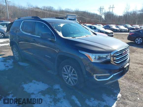 2017 GMC Acadia SLE with VIN 1GKKNSLS7HZ242962, listed as a IAAI auction lot 41628899 with 55,012 mi miles. Bid and sale history available at carsss.com. Image 1.