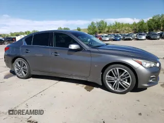 2015 Infiniti Q50 Premium z VIN JN1BV7AR6FM401105, wystawiony jako Copart lot #56982265 z przebiegiem 108 256 mil mil oraz Czysty tytuł • Clean title. Historia ofert i sprzedaży dostępna na DreamBid. Obrazek 4.