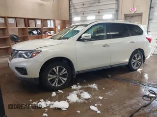 2017 Nissan Pathfinder SV with VIN 5N1DR2MM9HC900787, listed as a IAAI auction lot 41621526 with 126,320 mi miles. Bid and sale history available at carsss.com. Image 2.