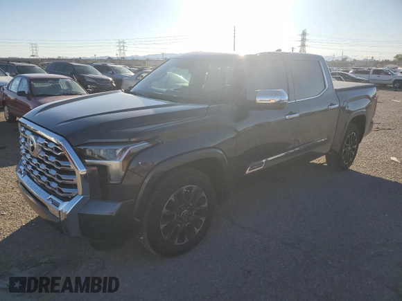 2022 Toyota Tundra 2WD 1794 Edition with VIN 5TFMA5AB3NX001962, listed as a Copart auction lot 79037964 with 22,200 mi miles and Clean Title. Bid and sale history available at carsss.com. Image 1.