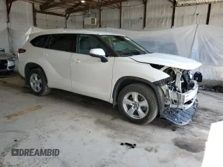 2021 Toyota Highlander L with VIN 5TDBZRBHXMS532381, listed as a Copart auction lot 52785915 with 79,220 mi miles and Salvage title. Bid and sale history available at DreamBid. Image 4.