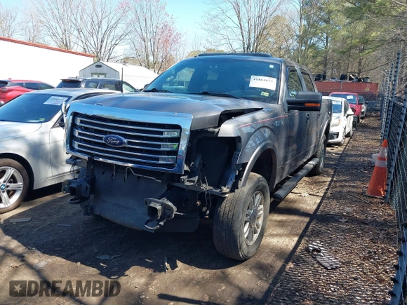 2014 Ford F-150 XL with VIN 1FTFW1EF9EKF61918, listed as a IAAI auction lot 41864650 with 217,839 mi miles. Bid and sale history available at carsss.com. Image 18.