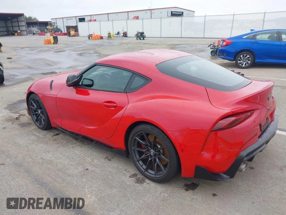 2024 Toyota Supra 3.0 with VIN WZ1DB0G03RW066541, listed as a IAAI auction lot 42520943 with 12,285 mi miles and . Bid and sale history available at DreamBid. Image 3.