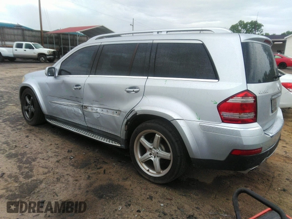 2008 Mercedes-Benz GL-Class 5.5L with VIN 4JGBF86E88A389514, listed as a IAAI auction lot 42084973 with 162,662 mi miles. Bid and sale history available at carsss.com. Image 3.