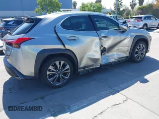 2021 Lexus UX 250h F Sport with VIN JTHR9JBH0M2037127, listed as a IAAI auction lot 42156811 with 20,720 mi miles and . Bid and sale history available at DreamBid. Image 4.