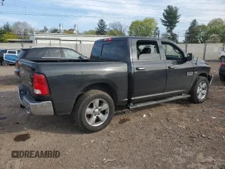 2017 Ram 1500 Big Horn with VIN 3C6RR7LT7HG505737, listed as a Copart auction lot 53357345 with 0 mi miles and Salvage Title. Bid and sale history available at carsss.com. Image 3.