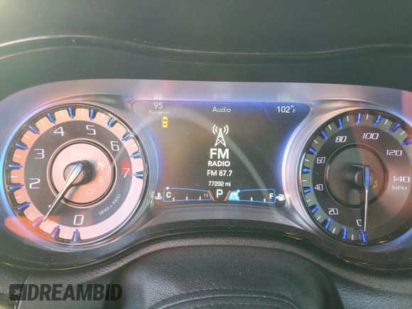 2017 Chrysler 300 S Alloy Edition with VIN 2C3CCABG1HH506601, listed as a Copart auction lot 82801734 with 77,292 mi miles and Salvage Title. Bid and sale history available at DreamBid. Image 9.