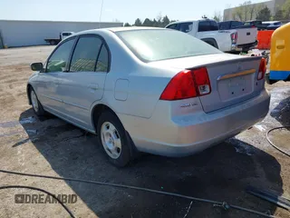 2003 Honda Civic Hybrid with VIN JHMES95673S017371, listed as a IAAI auction lot 41893086 with 1 mi miles. Bid and sale history available at carsss.com. Image 3.