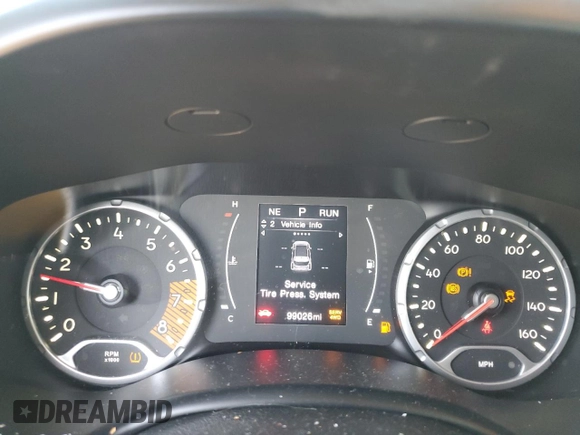 2020 Jeep Renegade Sport with VIN ZACNJBAB2LPL42186, listed as a Copart auction lot 55353075 with 99,026 mi miles and Salvage title. Bid and sale history available at DreamBid. Image 9.