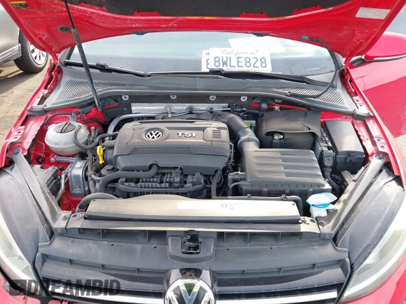 2017 Volkswagen Golf S with VIN 3VW217AU9HM057254, listed as a IAAI auction lot 41934323 with 129,473 mi miles and . Bid and sale history available at DreamBid. Image 10.