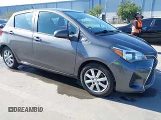 2015 Toyota Yaris L with VIN VNKKTUD3XFA022061, listed as a IAAI auction lot 41774318 with 134,082 mi miles. Bid and sale history available at carsss.com. Image 1.