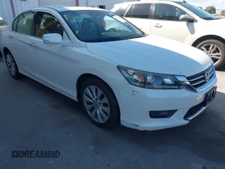 2014 Honda Accord Sedan EX-L with VIN 1HGCR2F8XEA024143, listed as a IAAI auction lot 41933648 with 77,548 mi miles. Bid and sale history available at carsss.com. Image 1.