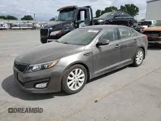 2015 Kia Optima EX with VIN 5XXGN4A70FG400845, listed as a Copart auction lot 54606275 with 144,953 mi miles and Clean Title. Bid and sale history available at carsss.com. Image 1.
