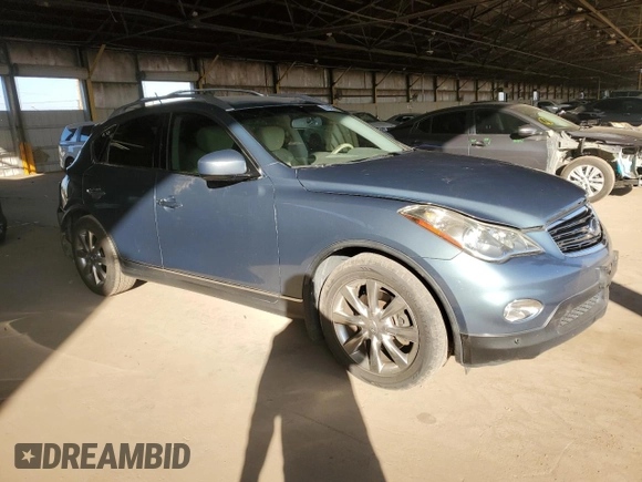 2008 Infiniti EX Journey with VIN JNKAJ09F28M361886, listed as a Copart auction lot 87043644 with 129,125 mi miles and Salvage Title. Bid and sale history available at DreamBid. Image 4.