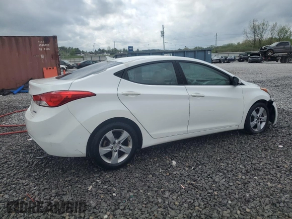 2013 Hyundai Elantra Limited with VIN 5NPDH4AE3DH355331, listed as a Copart auction lot 51640075 with 168,893 mi miles and Salvage Title. Bid and sale history available at DreamBid. Image 3.