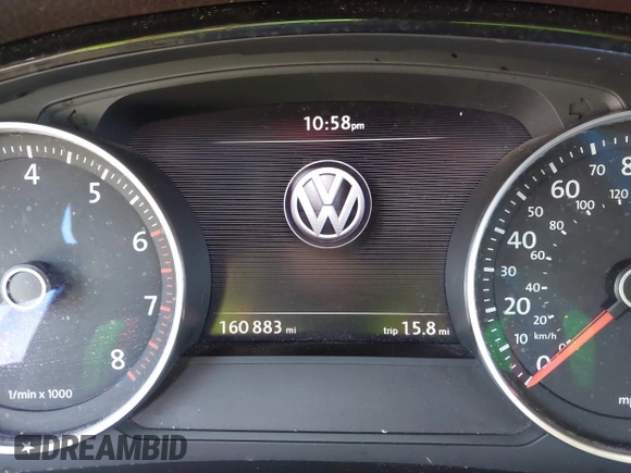2012 Volkswagen Touareg Sport with VIN WVGEF9BP5CD007294, listed as a IAAI auction lot 41841268 with 160,883 mi miles and . Bid and sale history available at DreamBid. Image 7.
