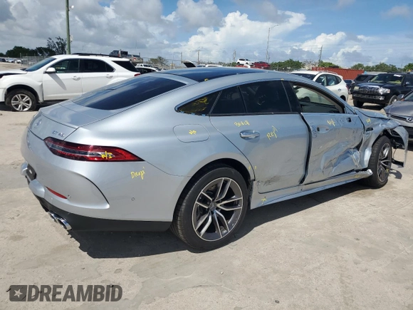 2024 Mercedes-Benz AMG GT 43 с VIN W1K7X5KB3RV001994, выставлен на аукционе Copart как лот 68976864 с пробегом 3 791 миль миль и Списание • Salvage title. История ставок и продаж доступна на DreamBid. Изображение 3.