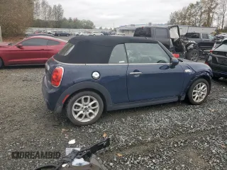 2018 MINI Convertible Cooper S with VIN WMWWG9C54J3E38487, listed as a Copart auction lot 74836504 with 0 mi miles and Salvage Title. Bid and sale history available at carsss.com. Image 3.