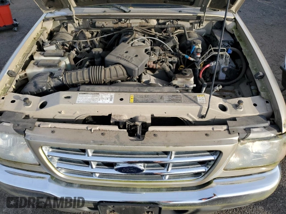 2002 Ford Ranger XLT Appearance with VIN 1FTYR44E42PA78863, listed as a Copart auction lot 41993605 with 44,949 mi miles and Clean Title. Bid and sale history available at carsss.com. Image 11.