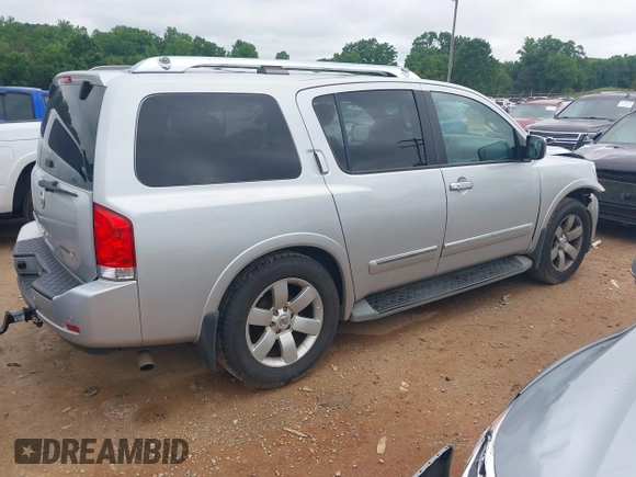 2014 Nissan Armada Platinum z VIN 5N1BA0ND5EN609740, wystawiony jako IAAI lot #42308325 z przebiegiem 197 675 mil mil oraz . Historia ofert i sprzedaży dostępna na DreamBid. Obrazek 4.