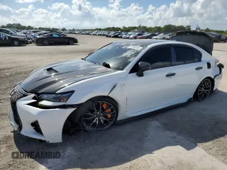 2016 Lexus GS F with VIN JTHBP1BL3GA000160, listed as a Copart auction lot 61069335 with 82,341 mi miles and Salvage title. Bid and sale history available at DreamBid. Image 1.