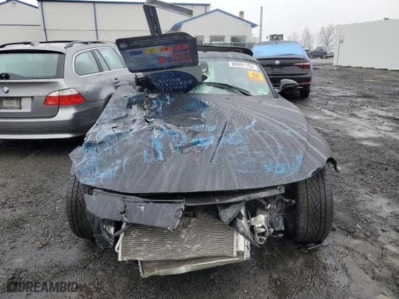 2011 BMW Z4 sDrive30i with VIN WBALM5C56BE379790, listed as a Copart auction lot 80991153 with 0 mi miles and Salvage Title. Bid and sale history available at carsss.com. Image 5.