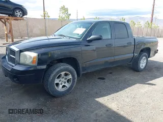 2006 Dodge Dakota SLT with VIN 1D7HE48NX6S596684, listed as a IAAI auction lot 41992956 with 255,526 mi miles and . Bid and sale history available at carsss.com. Image 2.