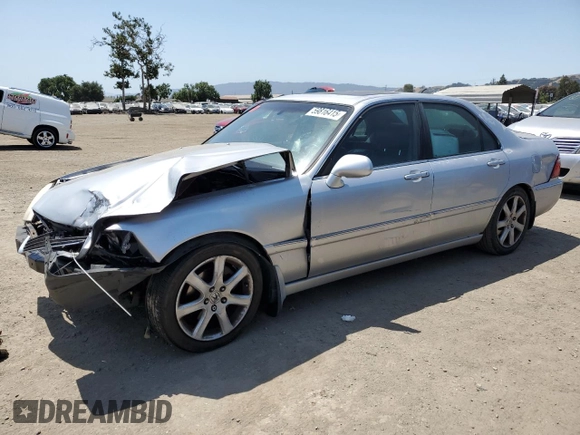 2002 Acura RL with VIN JH4KA96532C005514, listed as a Copart auction lot 59816415 with 166,491 mi miles and Salvage title. Bid and sale history available at DreamBid. Image 1.