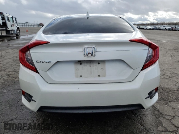 2018 Honda Civic EX with VIN 2HGFC2F70JH575845, listed as a Copart auction lot 45044455 with 220,969 mi miles and Salvage Title. Bid and sale history available at DreamBid. Image 6.