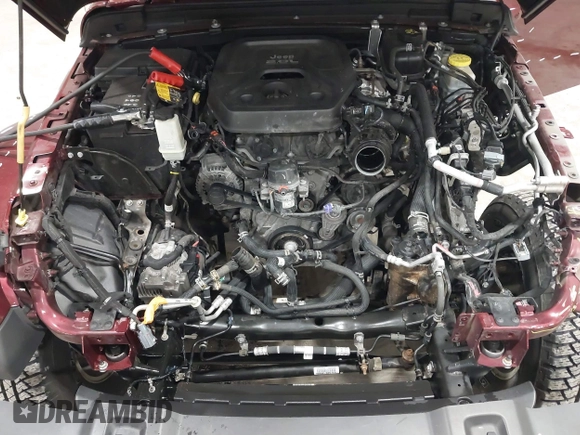 2021 Jeep Wrangler Unlimited Sport S with VIN 1C4HJXDN1MW596334, listed as a IAAI auction lot 41730278 with 64,126 mi miles and . Bid and sale history available at DreamBid. Image 10.