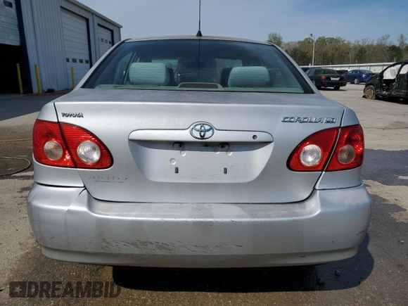 2005 Toyota Corolla CE with VIN 1NXBR32EX5Z398807, listed as a Copart auction lot 50556405 with 281,408 mi miles and Salvage Title. Bid and sale history available at DreamBid. Image 6.