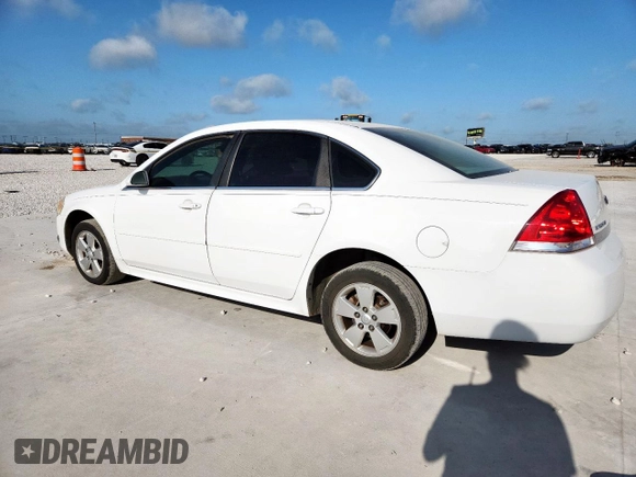 2011 Chevrolet Impala LT Fleet with VIN 2G1WG5EK8B1151343, listed as a Copart auction lot 60206875 with 183,142 mi miles and Clean title. Bid and sale history available at DreamBid. Image 2.