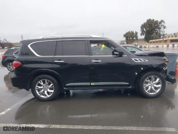 2011 Infiniti QX56 7-passenger with VIN JN8AZ2NE1B9001378, listed as a IAAI auction lot 41681581 with NaN miles. Bid and sale history available at carsss.com. Image 13.