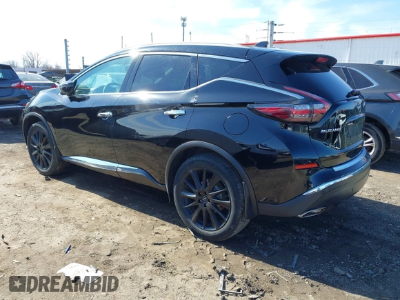 2023 Nissan Murano SL z VIN 5N1AZ2CS9PC104672, wystawiony jako IAAI lot #41697937 z przebiegiem 135 285 mil mil oraz . Historia ofert i sprzedaży dostępna na DreamBid. Obrazek 3.