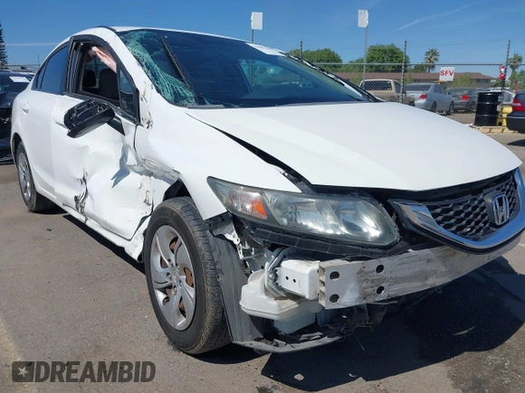 2015 Honda Civic Sedan LX with VIN 19XFB2F54FE250926, listed as a IAAI auction lot 41993601 with 119,881 mi miles. Bid and sale history available at carsss.com. Image 18.