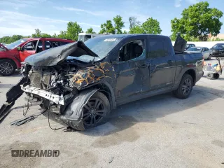 2018 Honda Ridgeline Sport z VIN 5FPYK3F1XJB012262, wystawiony jako Copart lot #58089455 z przebiegiem Nie podano mil oraz Szkoda całkowita • Salvage title. Historia ofert i sprzedaży dostępna na DreamBid. Obrazek 1.