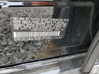 2011 Lexus ES 330 with VIN JTHBK1EG7B2448885, listed as a Copart auction lot 53674885 with Not Provided miles and Salvage Title. Bid and sale history available at DreamBid. Image 12.