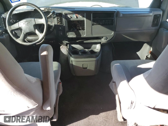 2005 Chevrolet Express Cargo Van YF7 Upfitter with VIN 1GBFG15T251252837, listed as a Copart auction lot 84286644 with 240,872 mi miles and Salvage Title. Bid and sale history available at carsss.com. Image 8.
