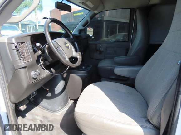 2021 Chevrolet Express Cargo with VIN 1GCWGBFPXM1187527, listed as a Copart auction lot 62920285 with 81,429 mi miles and Salvage title. Bid and sale history available at DreamBid. Image 9.